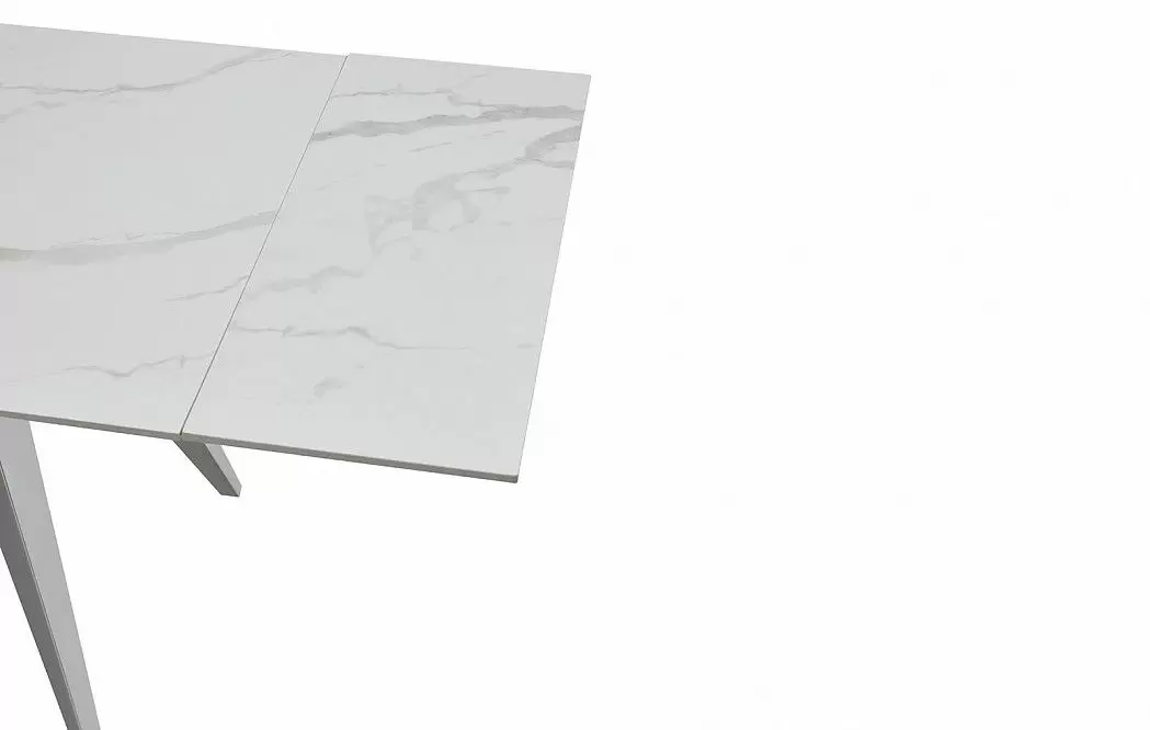 Стол раскладной Ramses 180-250, белый мрамор/хром - фото 9
