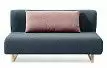Диван-кровать Rosy 3-х местный, синий/коралловый