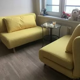 Диван-кровать Rosy 3-х местный, коричневый