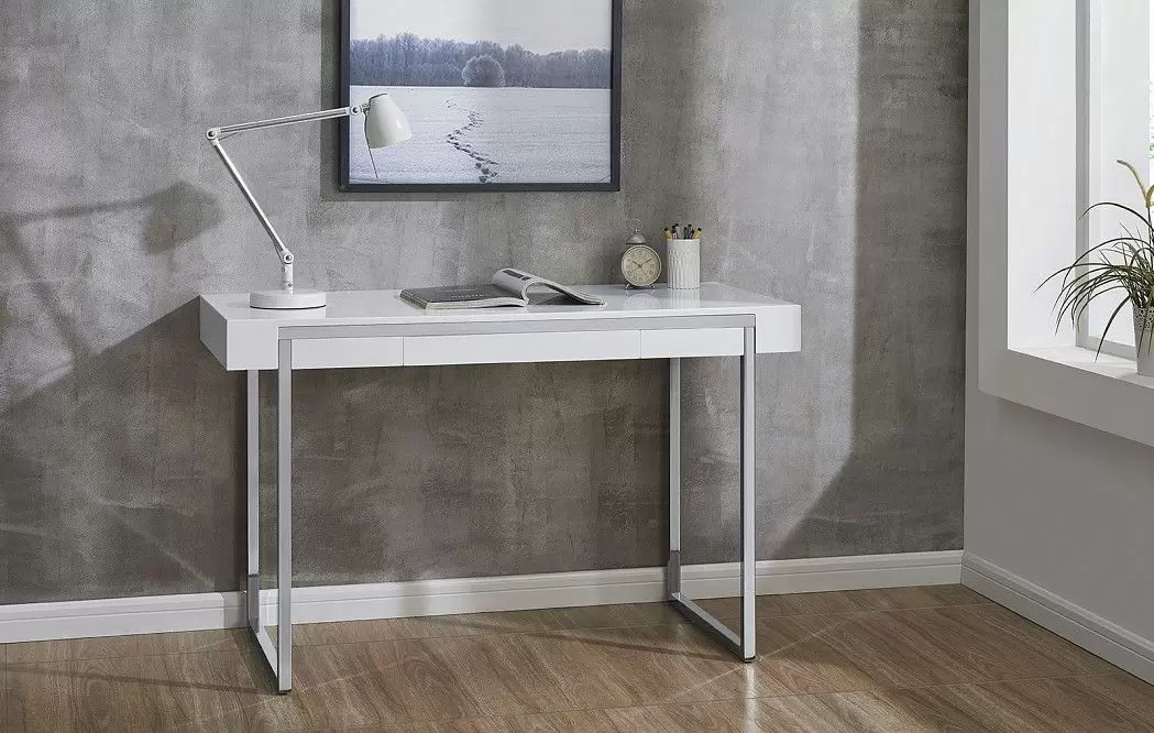 Стол письменный Ego, белый - фото 5