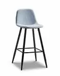 Стул барный Jackson Bar, голубой/черный