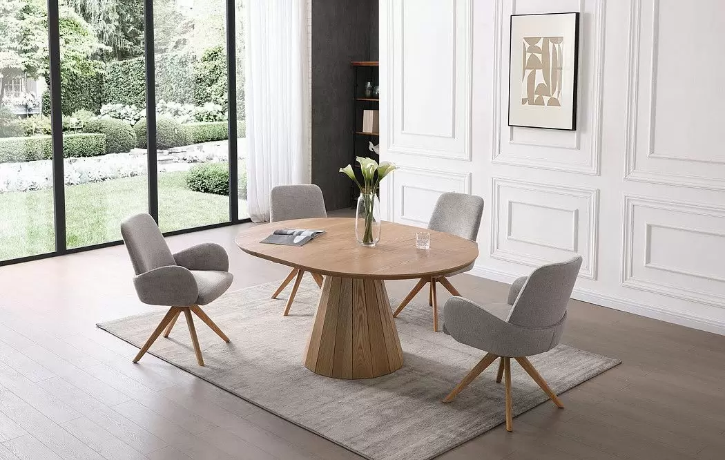 Стол раскладной Enjoy 120-160, ясень - фото 11