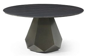 Стол Elixir 150, черная керамика/бронза Стол Elixir 150, черная керамика/бронза