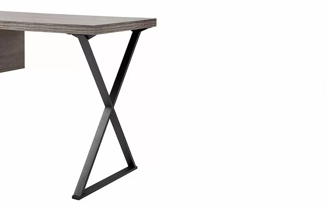 Стол письменный Hemingway, дымчатый дуб/черный - фото 7