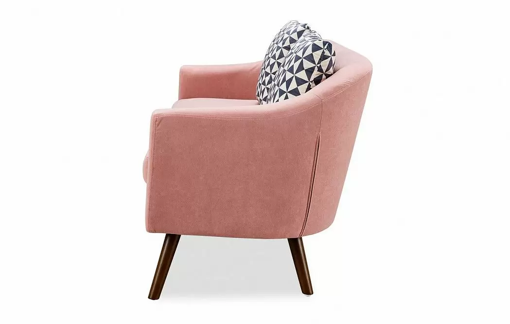 Комплект мягкой мебели Florence, коралловый/орех - фото 6