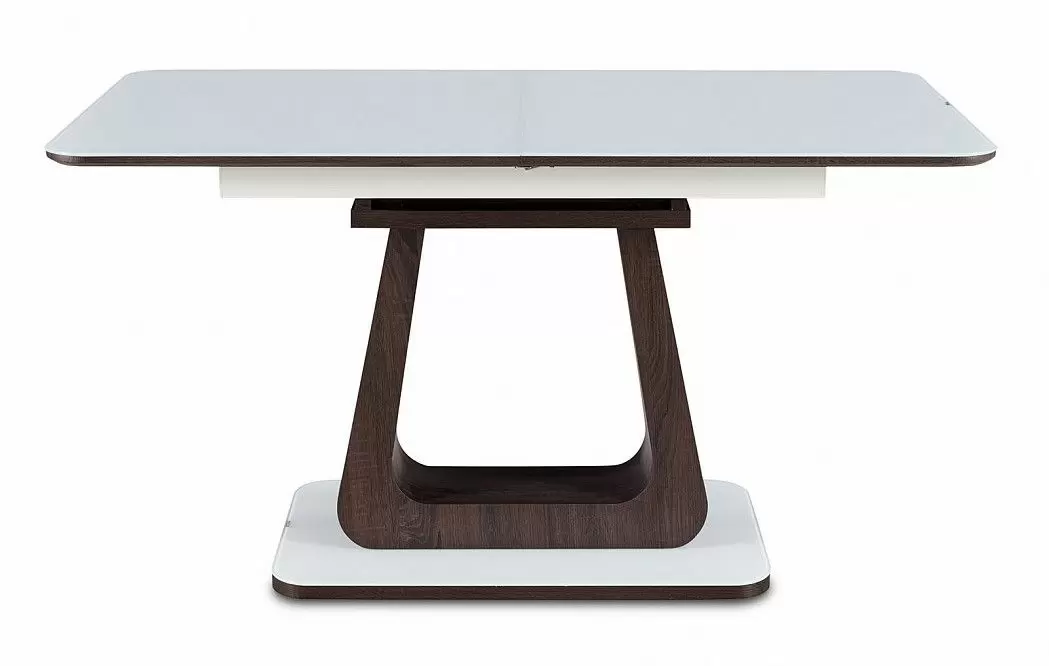 Стол раскладной Rosanna 140-180, темно-коричневый/белый - фото 5
