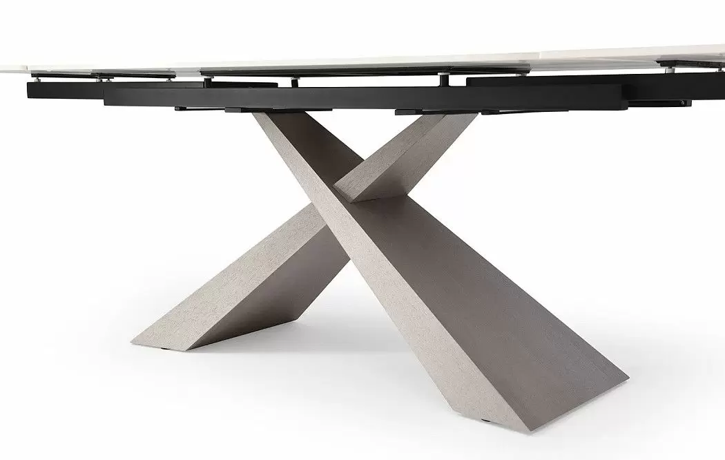 Стол раскладной Torino 160-240, серая керамика/серый дуб - фото 11