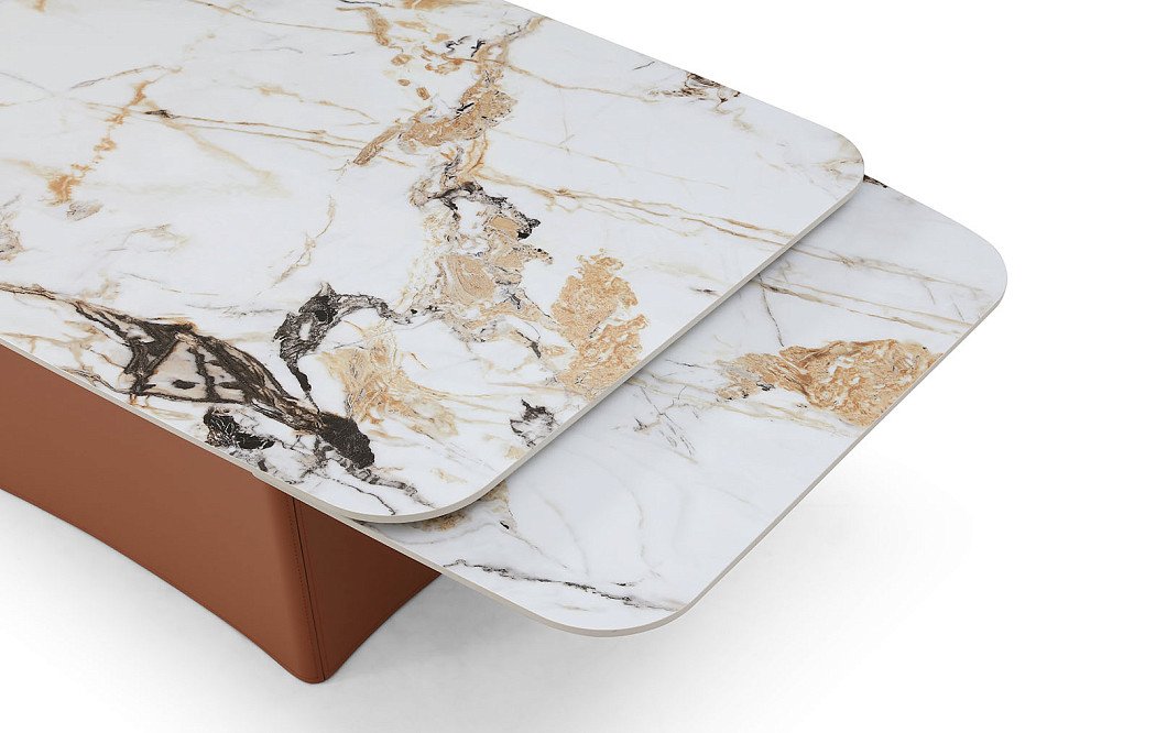 Стол раскладной Martina 180-266, керамика/коричневый - фото 5