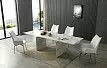 Стол раскладной Santorini 180-270, белая керамика