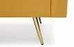 Диван-кровать Madrid, желтый/золотые ножки
