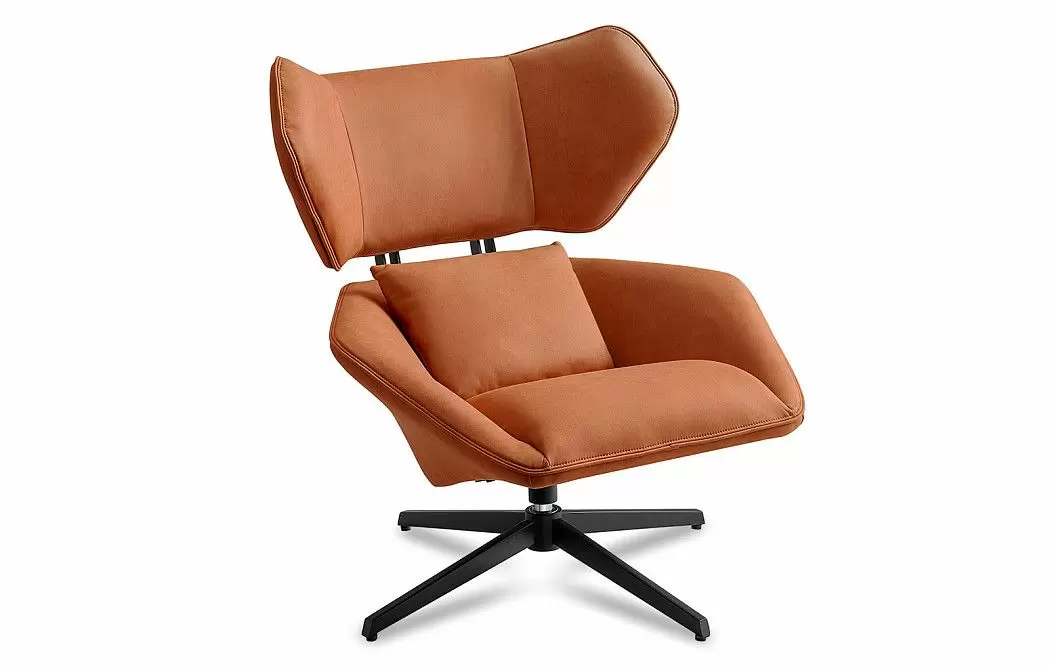 Кресло и оттоманка Boston, терракотовый - фото 6