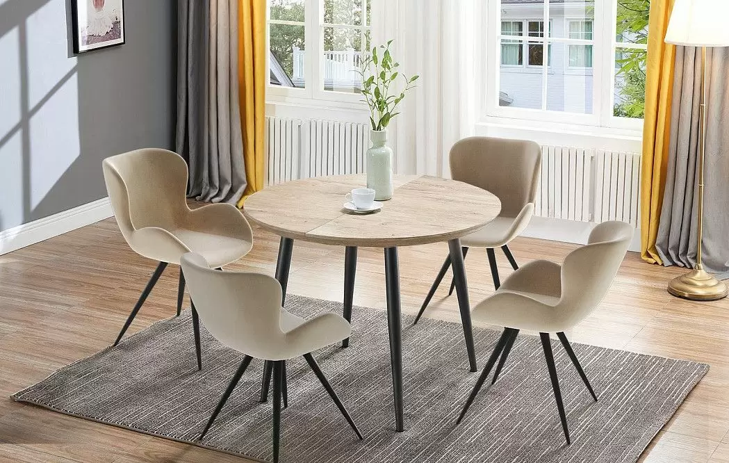 Стул Magda, бежевый/черный - фото 3