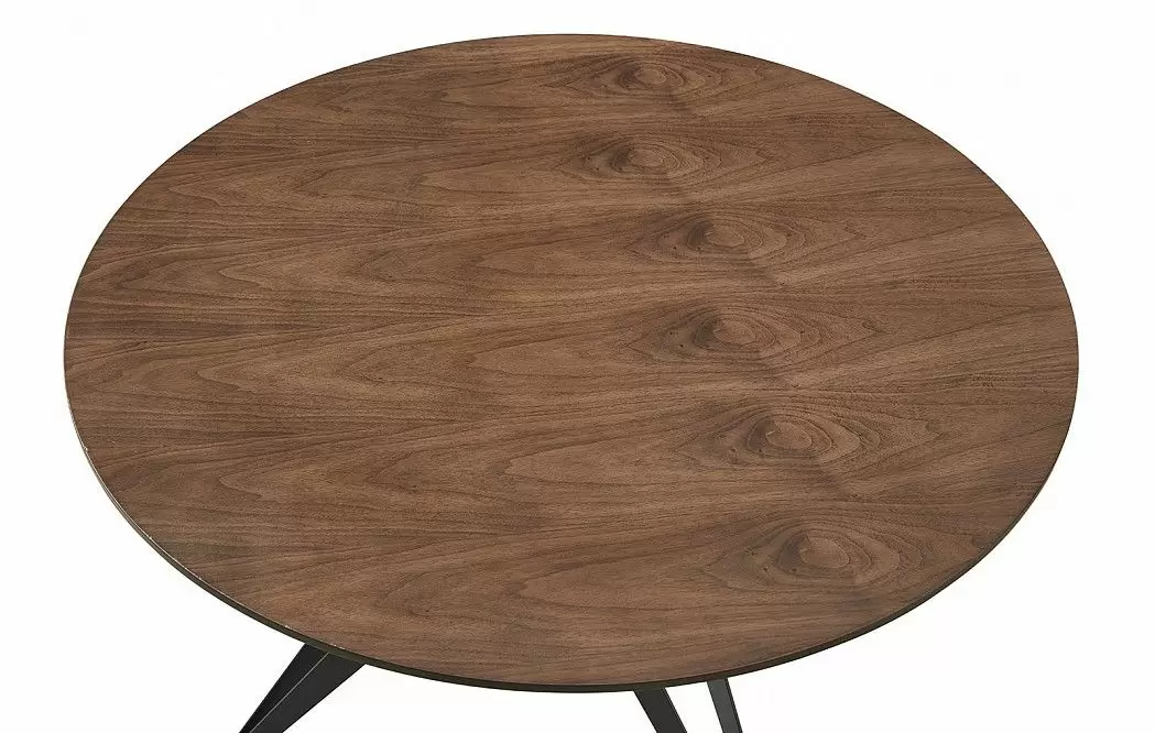 Стол журнальный Elegance (70), орех/черный - фото 4