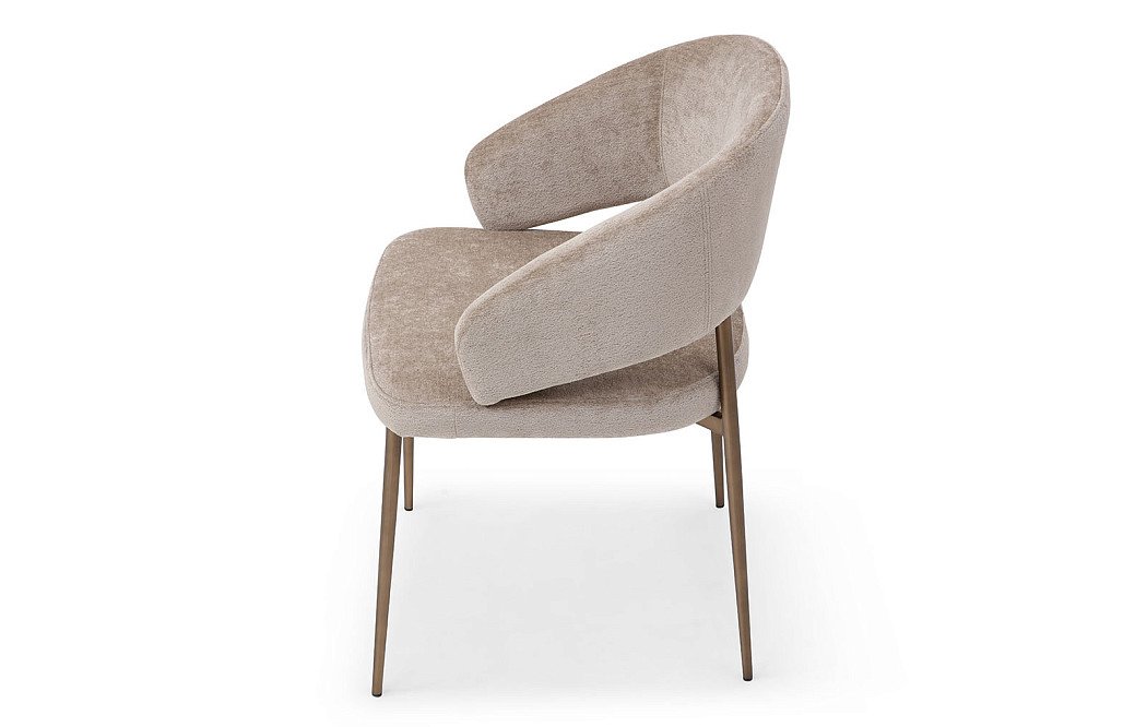 Стул Edgar, темно-бежевый/бронза - фото 15