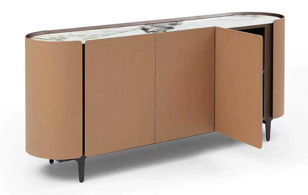 Буфет Scarlett, светлая керамика/коричневый - фото 5