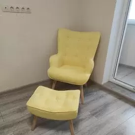 Кресло Hygge, коричневый/натуральный