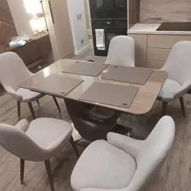 Стол раскладной Rimini 180-230, орех