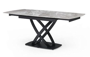 Стол раскладной Lorenzo 120-180, серая керамика