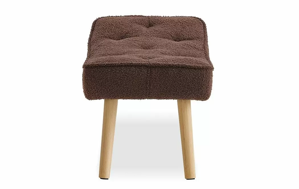 Кресло и оттоманка Hygge, коричневый/натуральный - фото 16