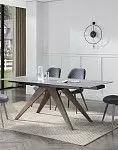 Стол Valencia + 4 серых стула Berta