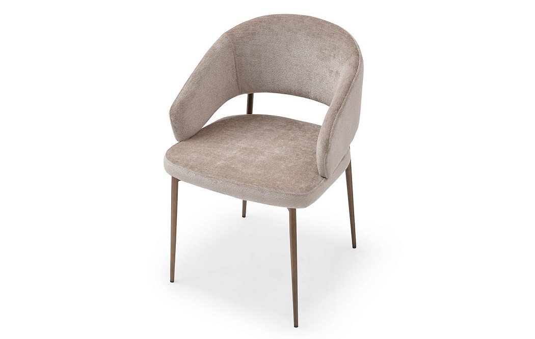 Стул Edgar, темно-бежевый/бронза - фото 13