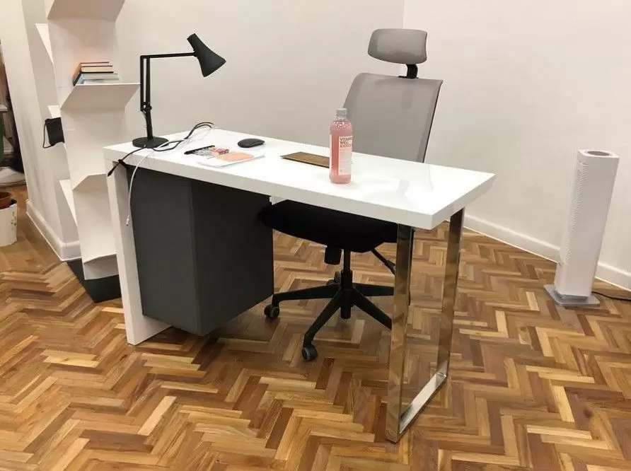 Стол письменный Kepler, белый/серый - фото 11