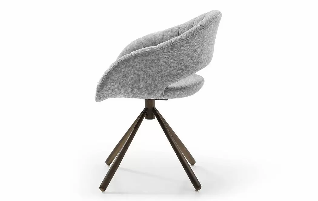 Стул Alessa, серый/бронза - фото 8