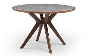 Стол Tango 100, серая керамика/орех Стол Tango 100, серая керамика/орех