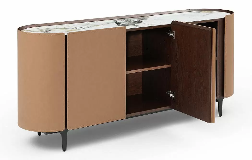 Буфет Scarlett, светлая керамика/коричневый - фото 6