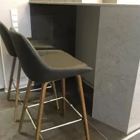 Стул полубарный Joan (65), темно-синий