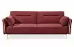 Диван-кровать Liverpool, бордовый/золото