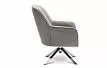Кресло Molly, серо-бежевый/хром