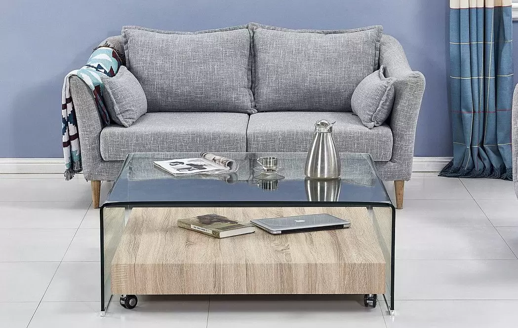 Стол журнальный Bergen, светлое дерево - фото 9