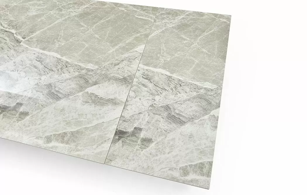 Стол раскладной Wilhelm 180-260, серая керамика/шампань - фото 15