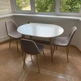 Стол раскладной Universal 120/150/180 Morris, белый