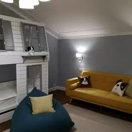 Диван-кровать Scandinavia, голубой цвет