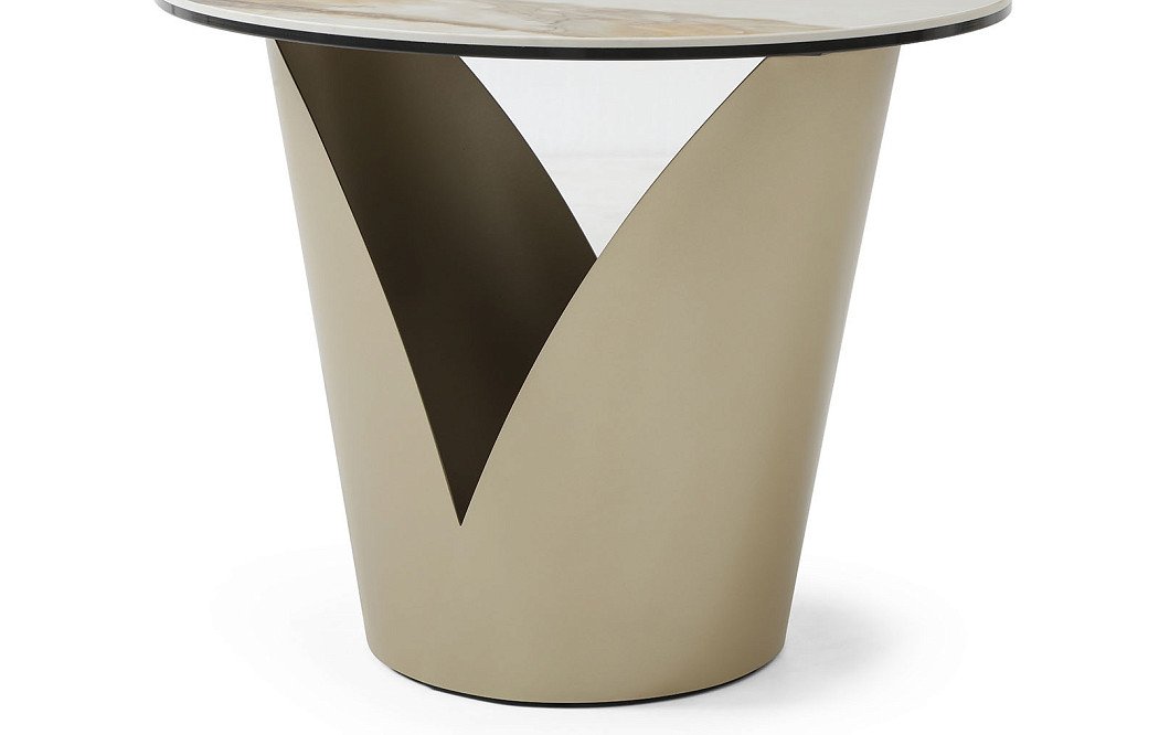 Стол журнальный Tiffany (60), керамика/шампань - фото 5