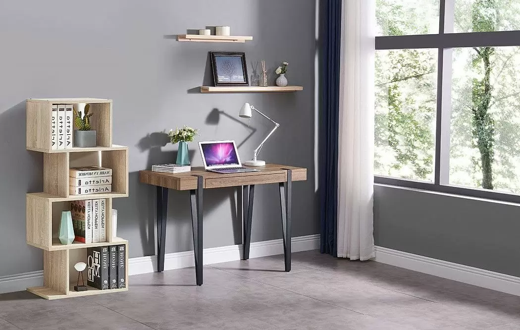 Стол письменный Project, орех/черный - фото 17