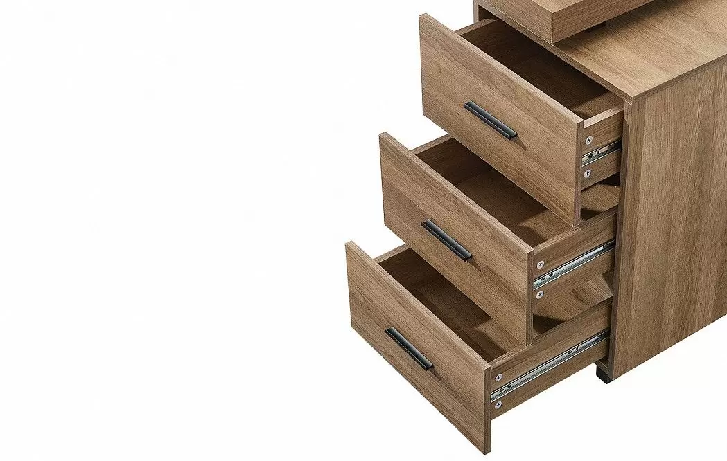 Стол письменный Ashby, орех/черный - фото 8