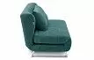 Диван-кровать Rosy 3-х местный, темно-бирюзовый/хром