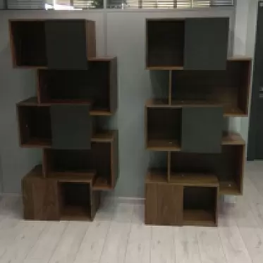 Стеллаж Palo Grey, орех/серые дверцы IMG-20190718-WA0034