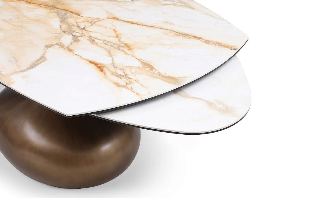 Стол раскладной Ariana 180-270, керамика/бронза - фото 6