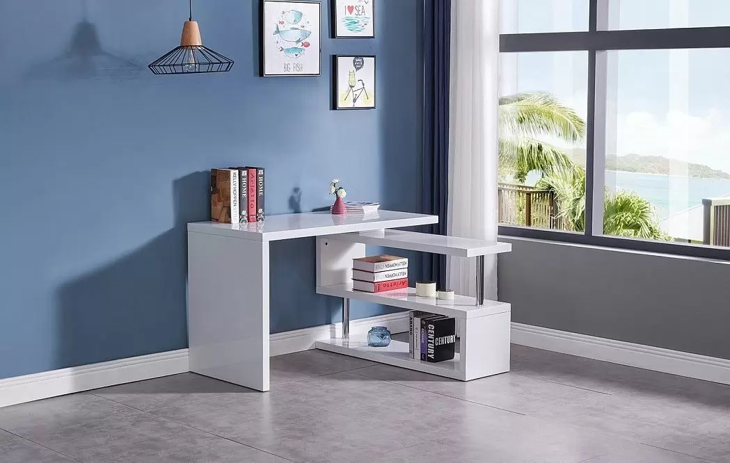 Стол письменный Creator, белый - фото 12