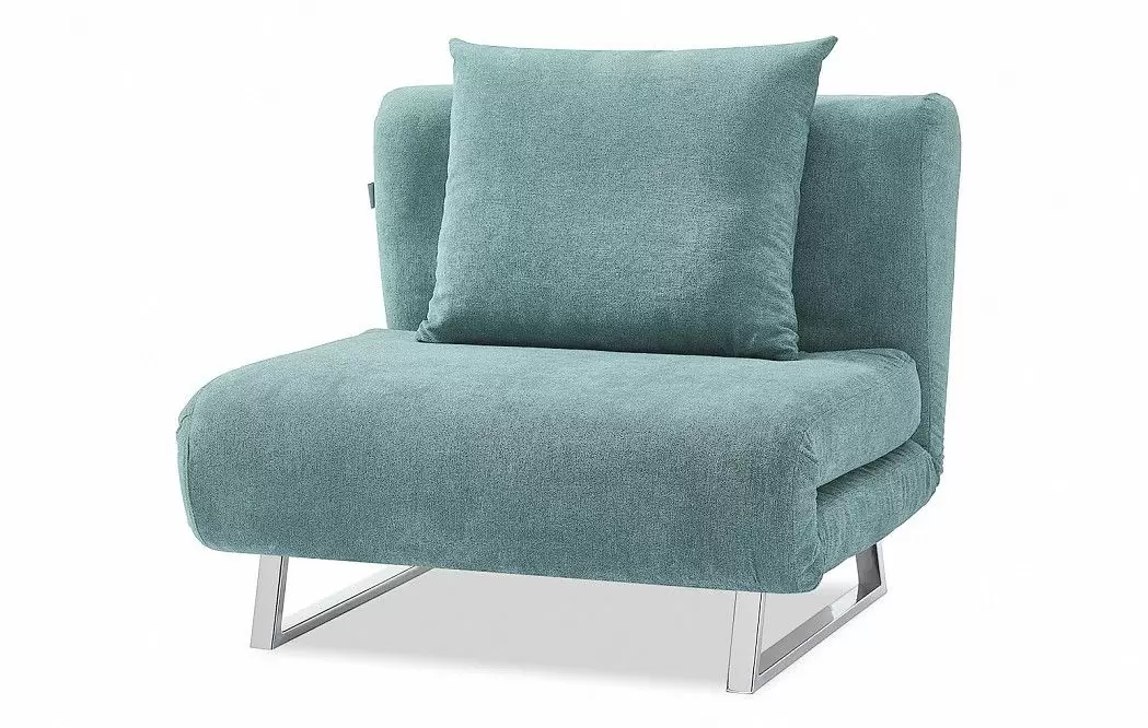 Кресло-кровать Rosy, бирюзовый/хром - фото 9
