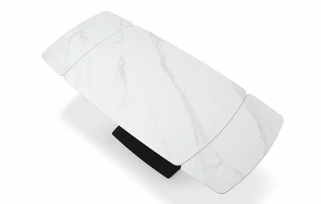 Стол раскладной Livorno 120-180, керамика "каррарский мрамор" - фото 10