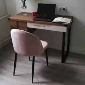 Стол письменный Brooklyn, орех/черный