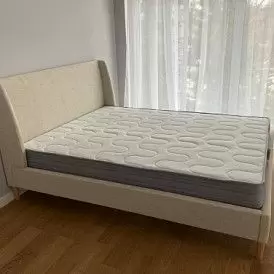 Кровать Carrera 160x200 (с подъемным механизмом), голубой