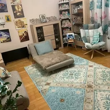 Кресло-кровать Rosy, бежевый/мята хаск и Рози.jpg