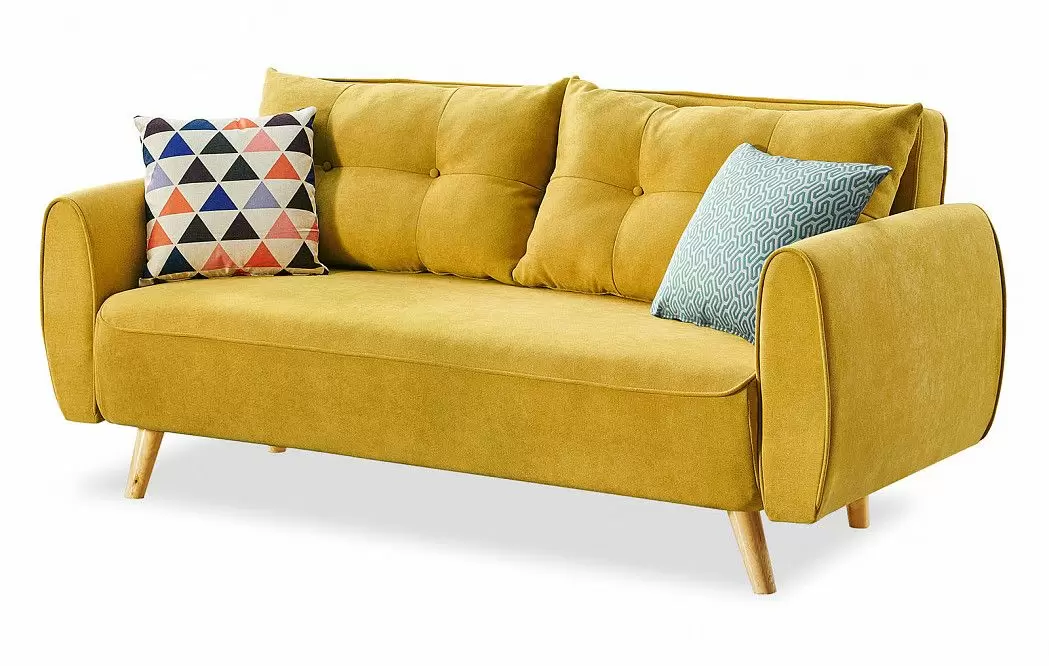 Диван-кровать Beatrix, желтый - фото 8