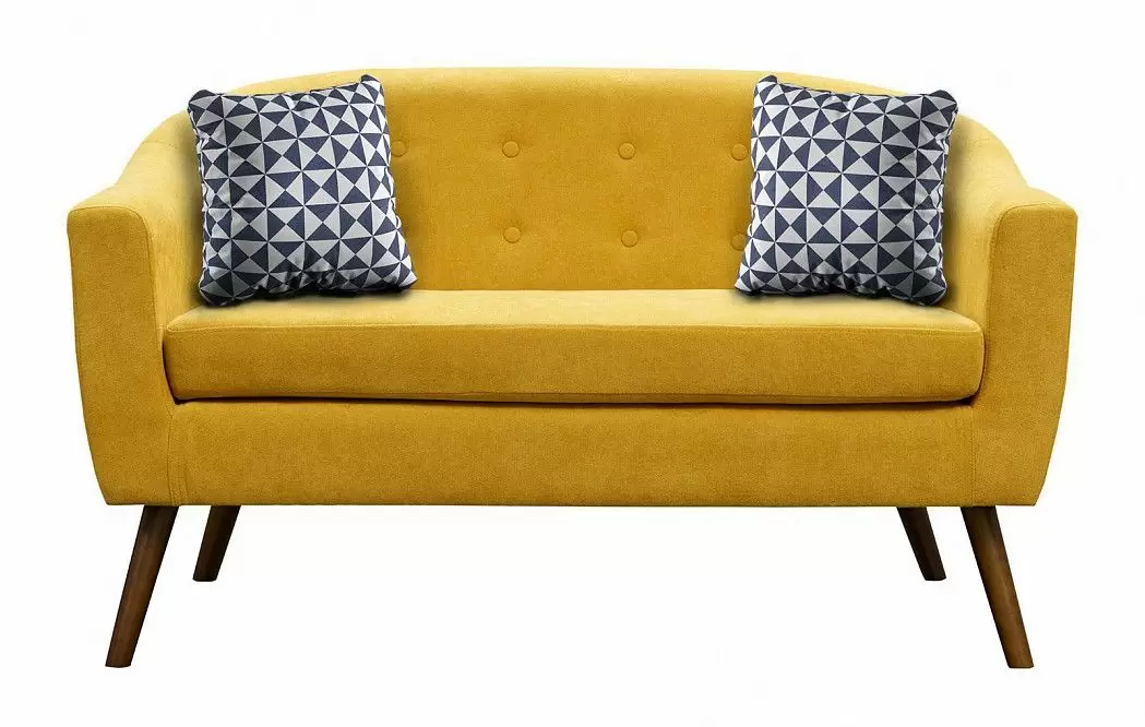 Комплект мягкой мебели Florence, желтый шафран/орех - фото 12